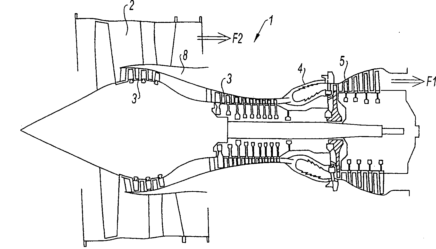 Damping device for a composite blade