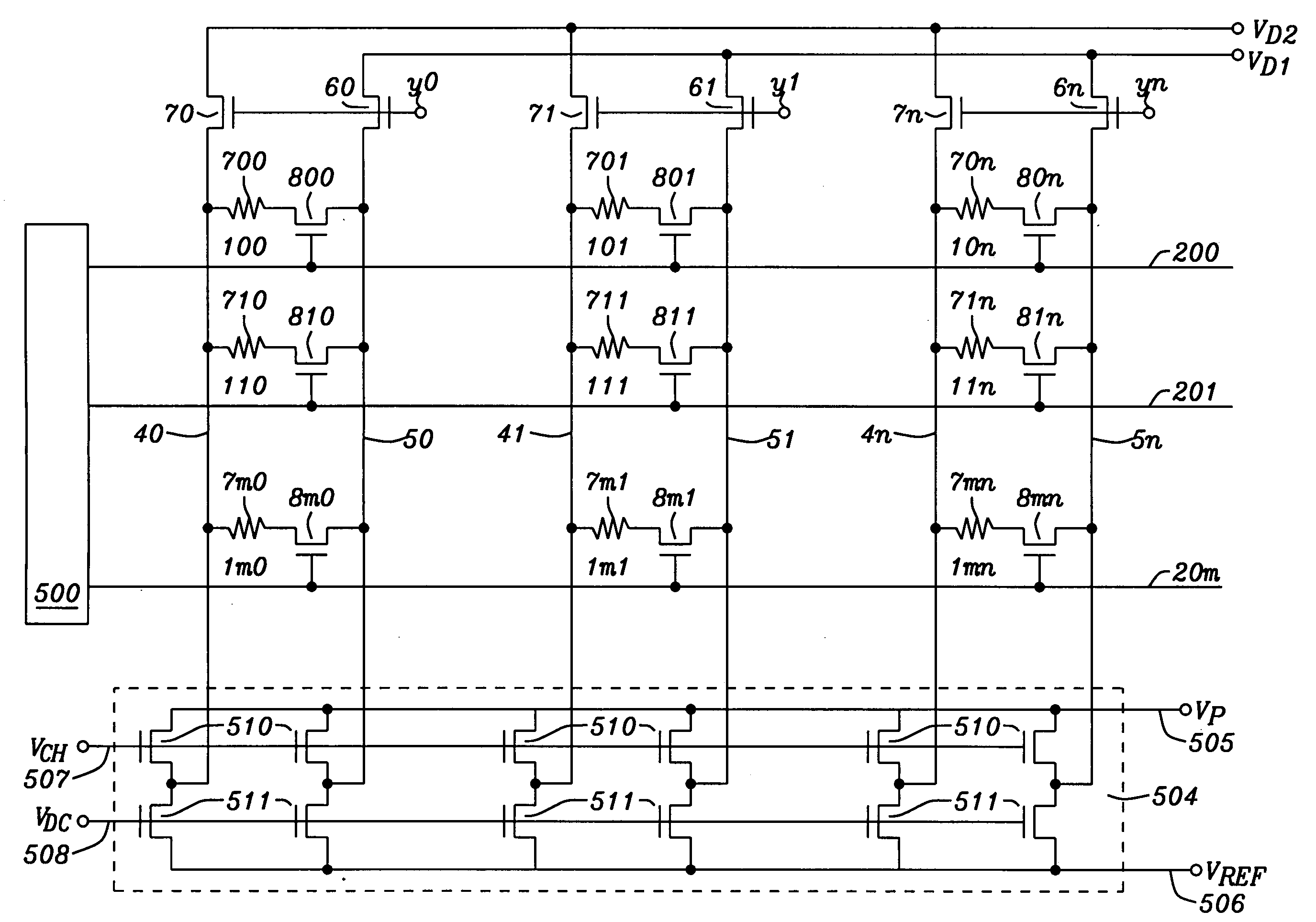 Gate drive voltage boost schemes for memory array