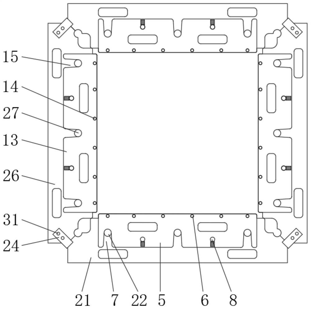 Special tool for frame column positioning