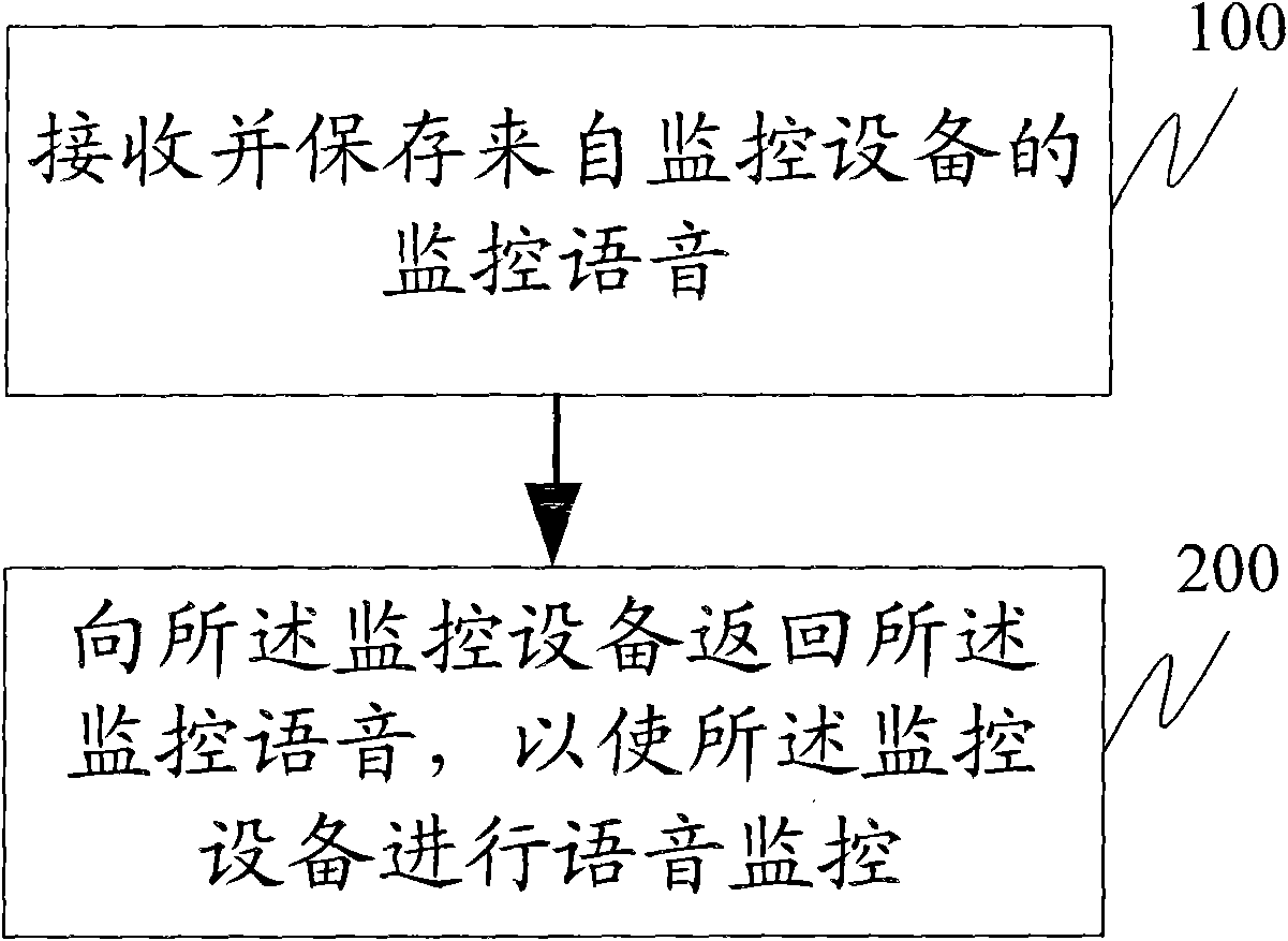 Voice monitoring method and device