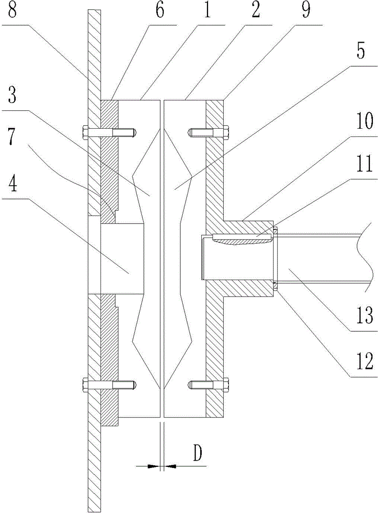 Polishing structure for old sand regeneration