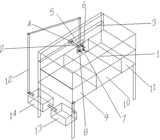 Multi-procedure efficient electroplating rinsing tank