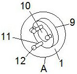 Clysis treatment device for general surgery department