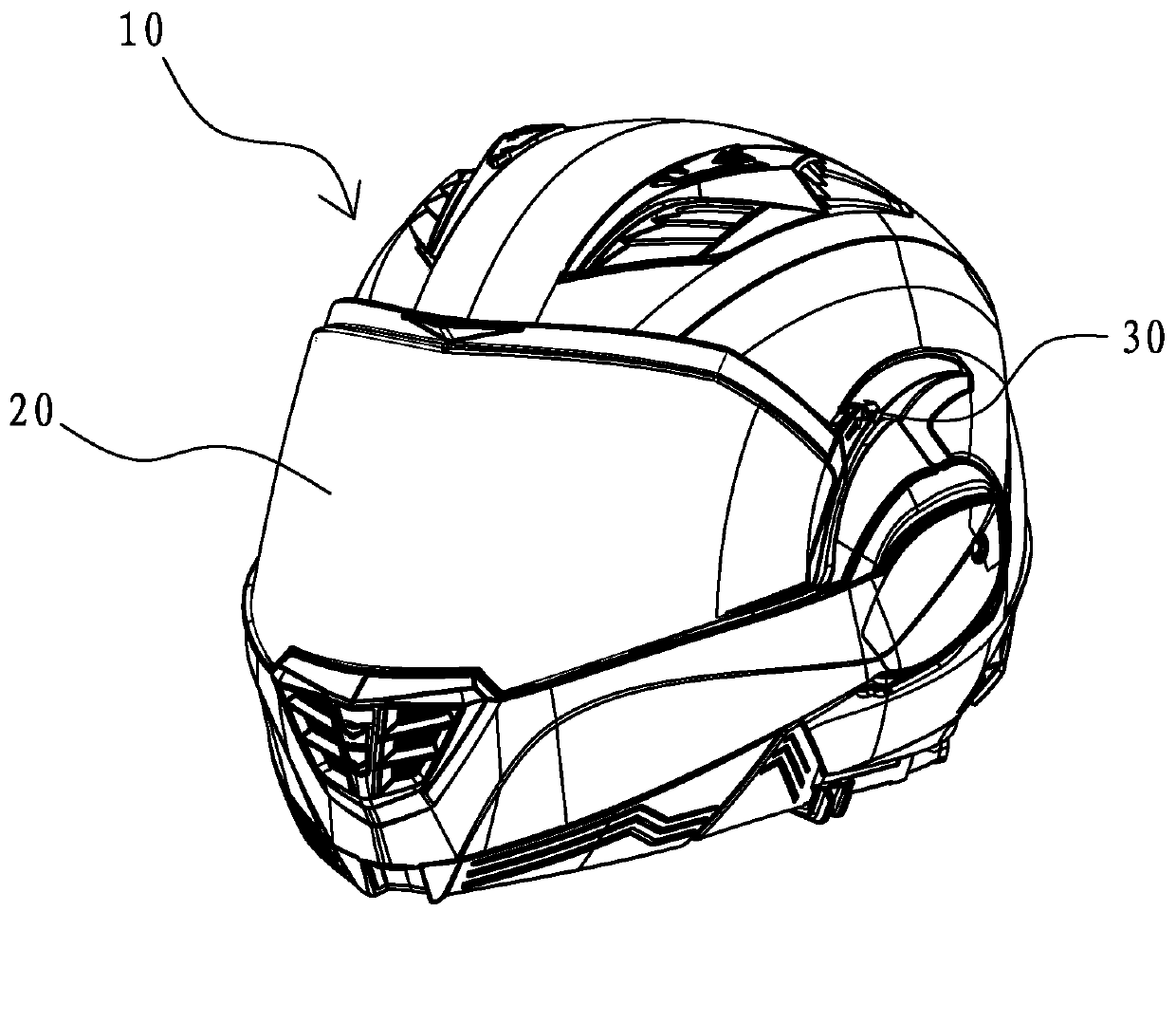 Lens quick assembling and disassembling structure and helmet