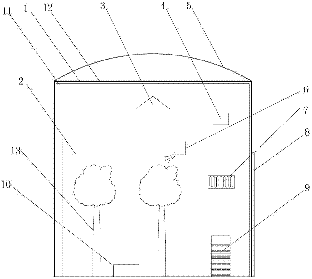 Adult hermetia illucens breeding chamber