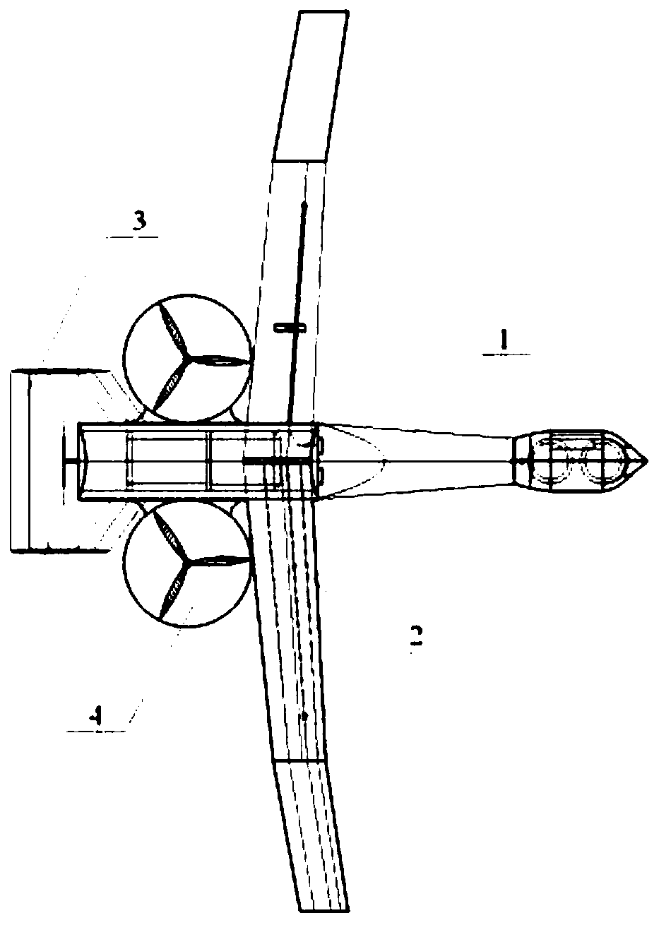 Petrol-electric hybrid vertical take-off and landing sweepforward fixed wing unmanned aerial vehicle