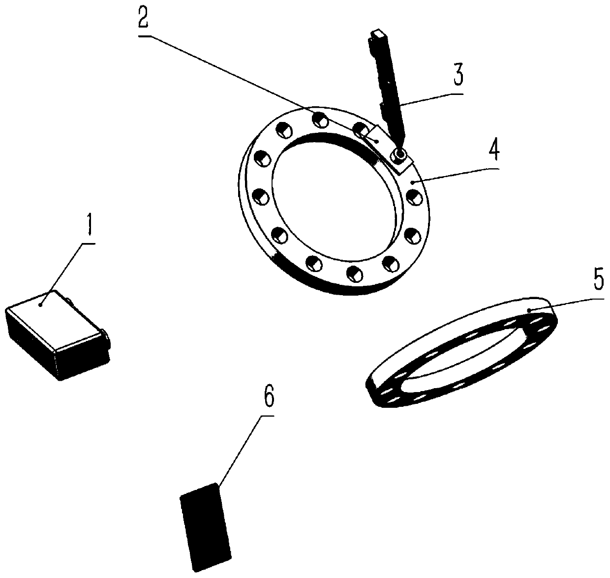 High-precision binocular vision measurement system and method for closure pipe