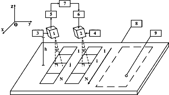 Sheet air coupled ultrasonic Lamb wave total-focusing imaging detection method