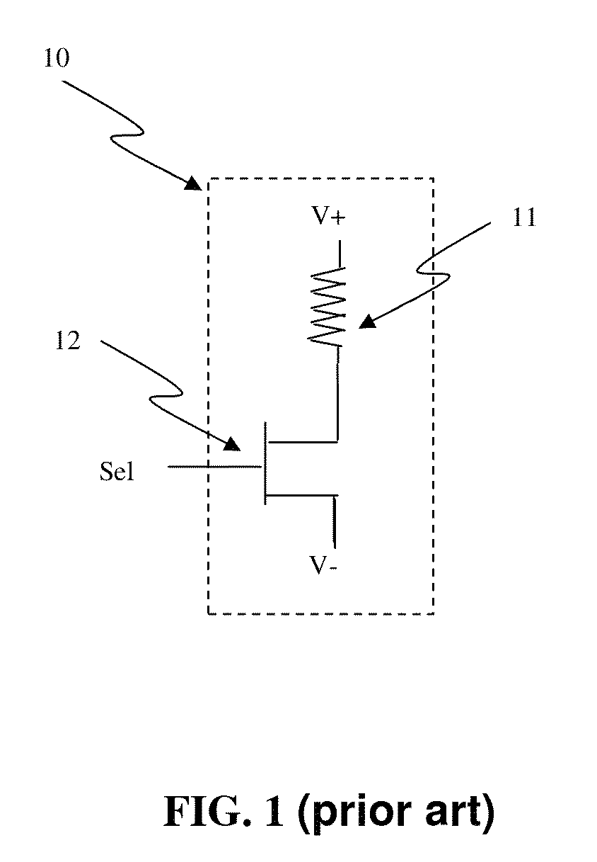 Circuit and system of using junction diode as program selector for one-time programmable devices with heat sink