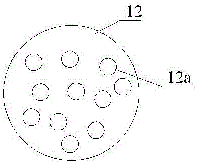 Ore smashing device