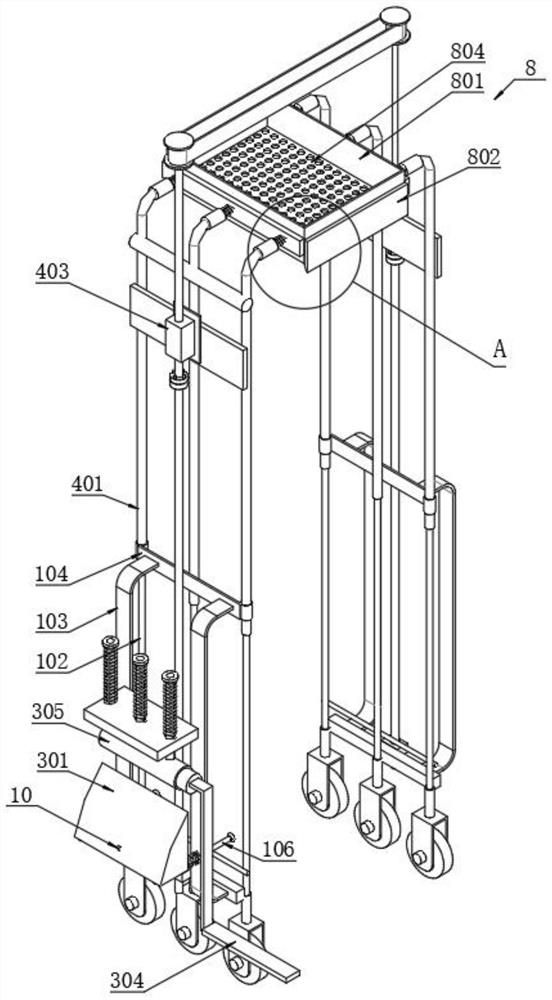 Honeycomb brick cement pouring device for building construction