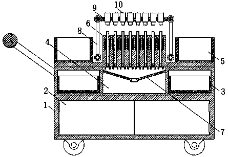 Automatic medicine dispensing device for hospitals