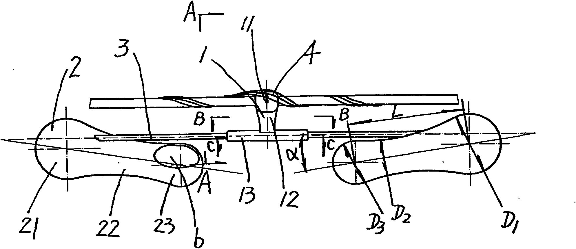 Damper for 1000kV extra-high voltage alternative-current transmission line