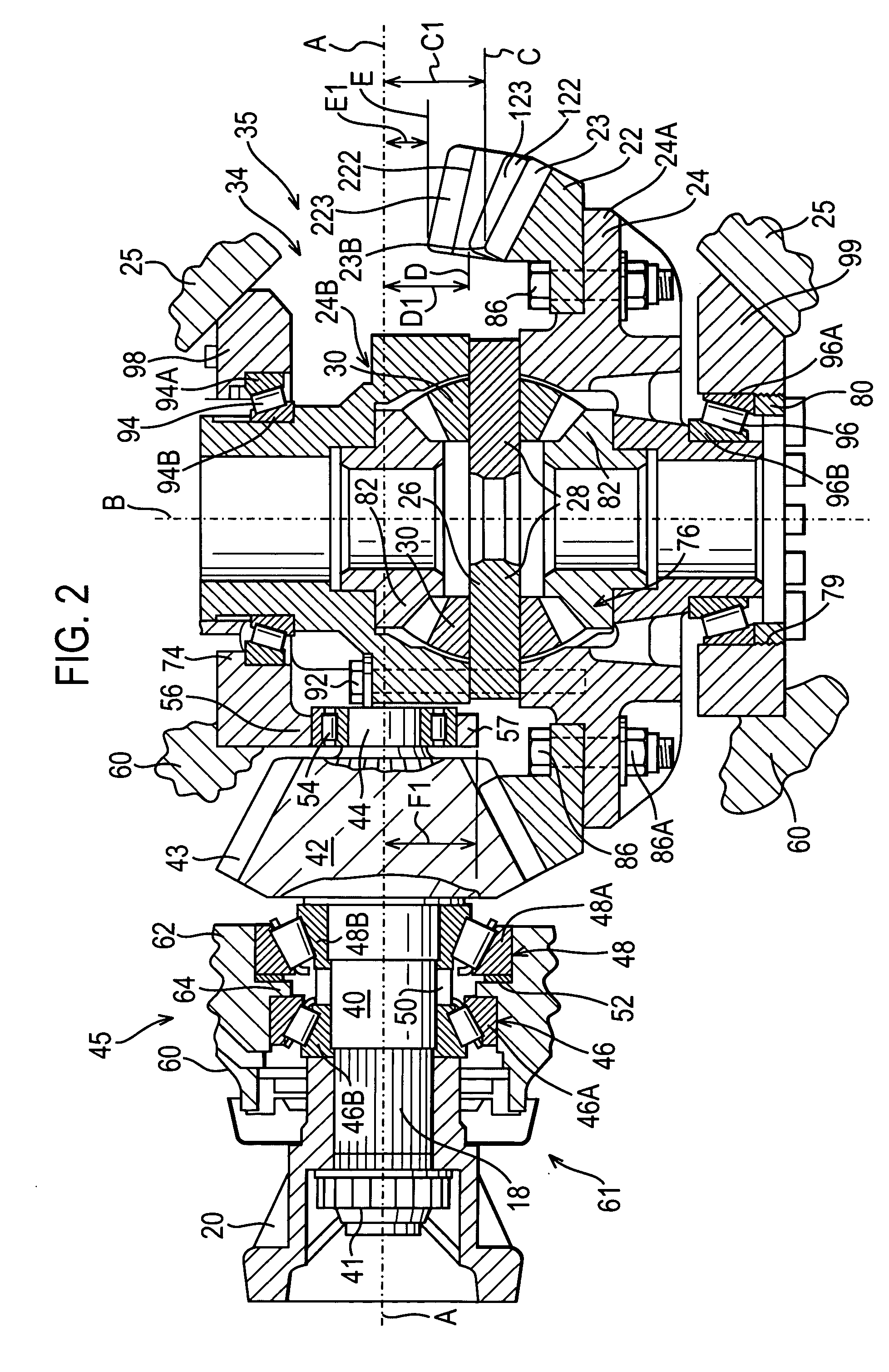 Differential carrier assembly