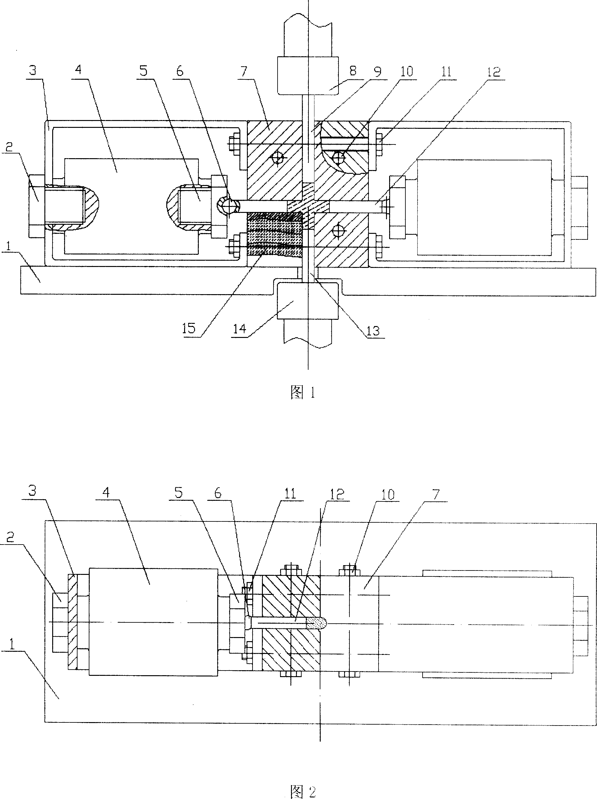 Method and device for measuring transverse pressure in powder warm flow compaction