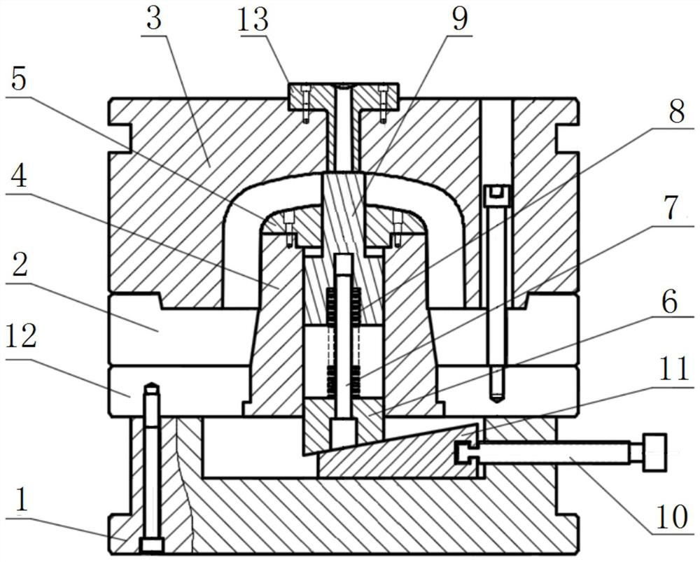 Mold capable of adjusting elasticity on line