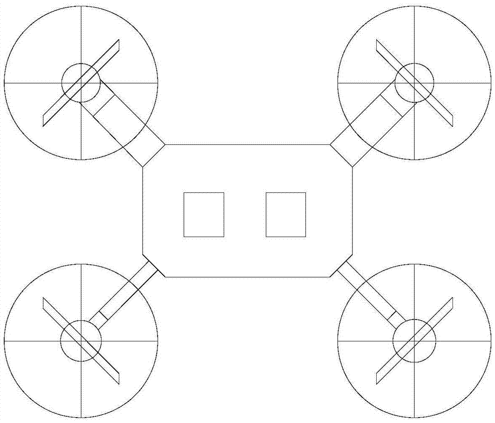 Quadrocopter-based detection device during mine disaster period