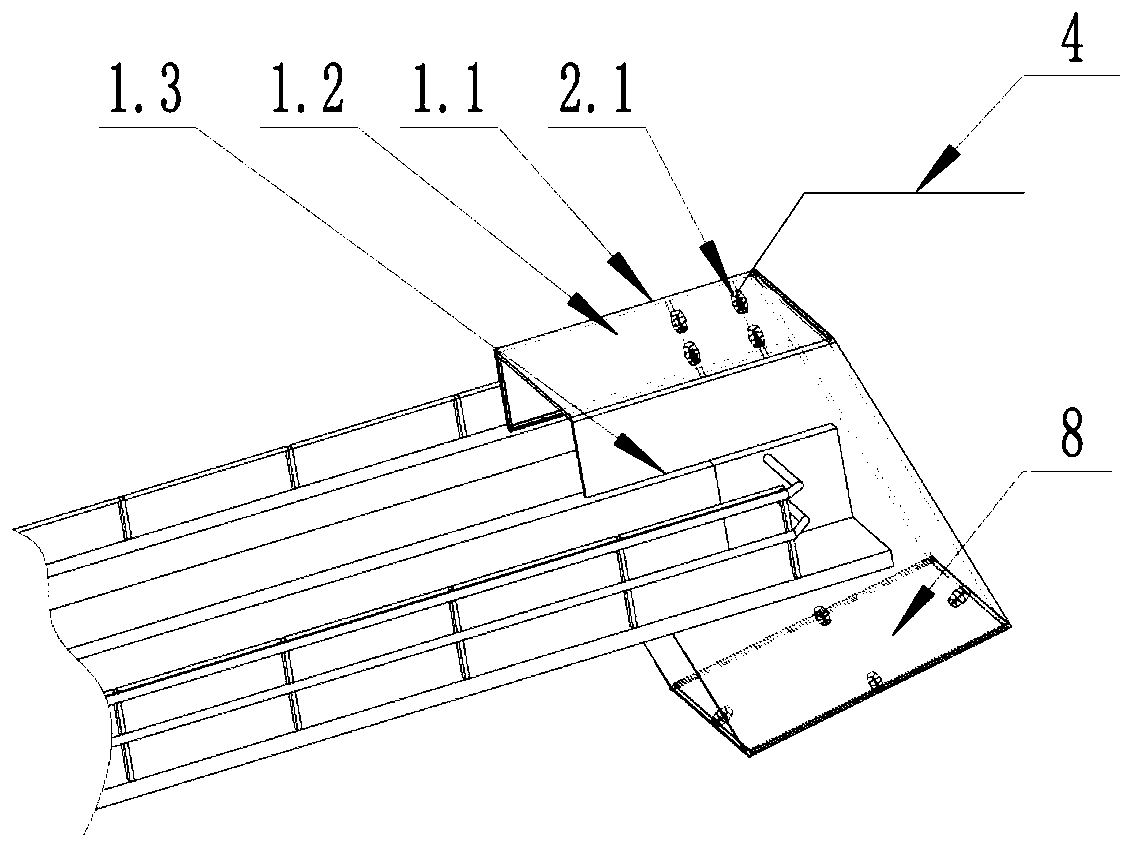 Dust suppressing and dropping device and method for dumping plough