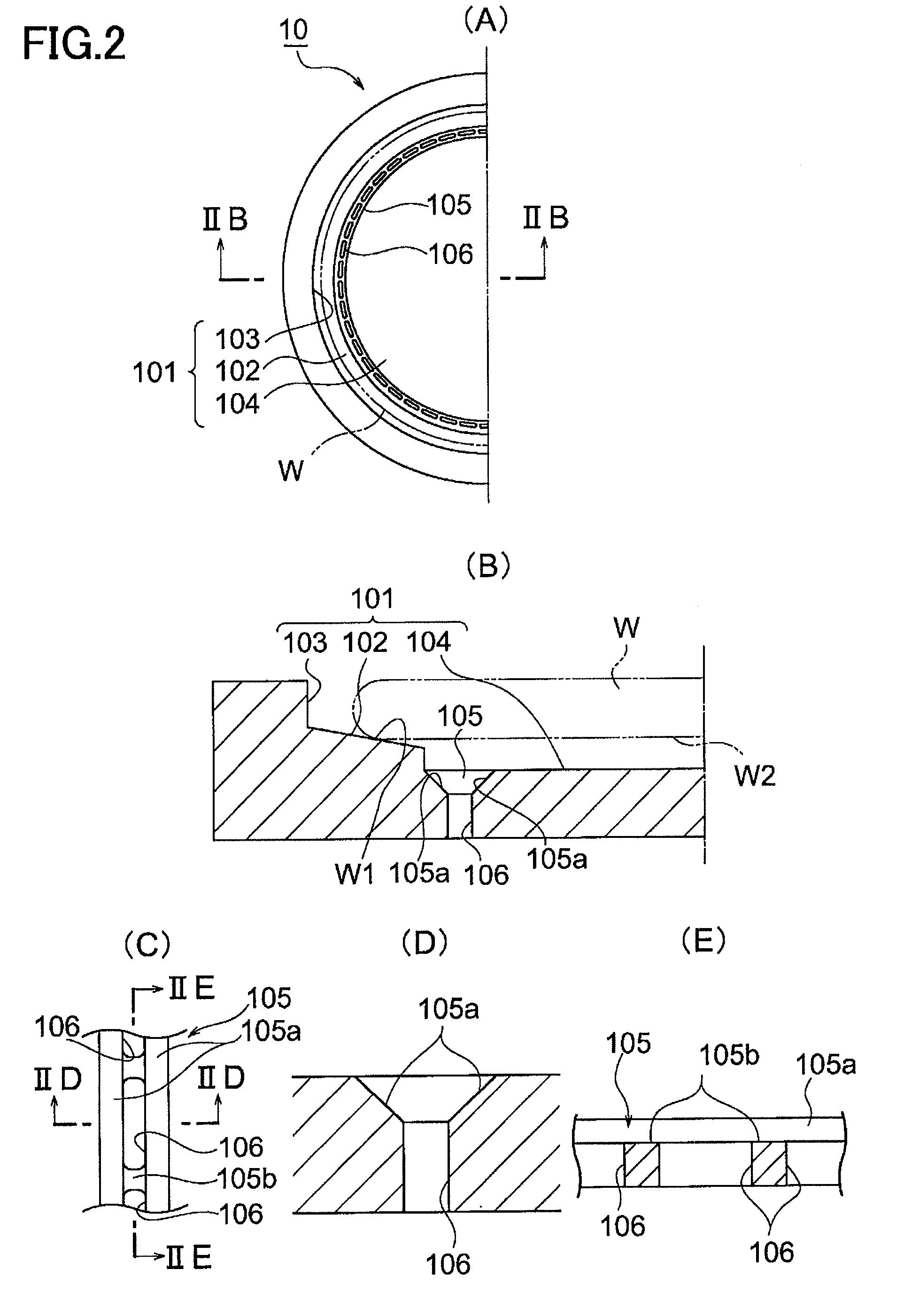 Susceptor for vapor phase epitaxial growth device