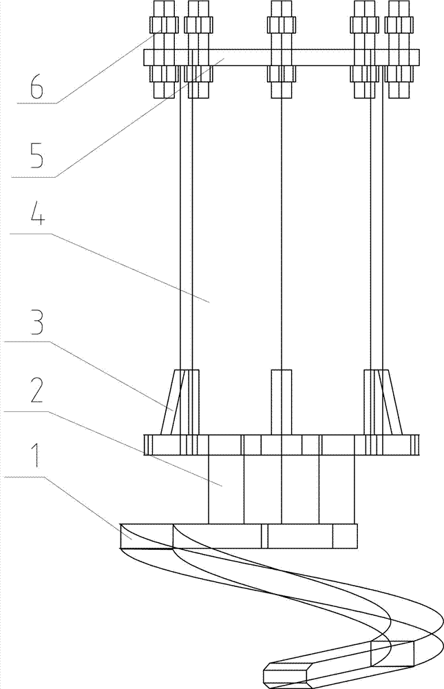 Bored pile bit overshot and method