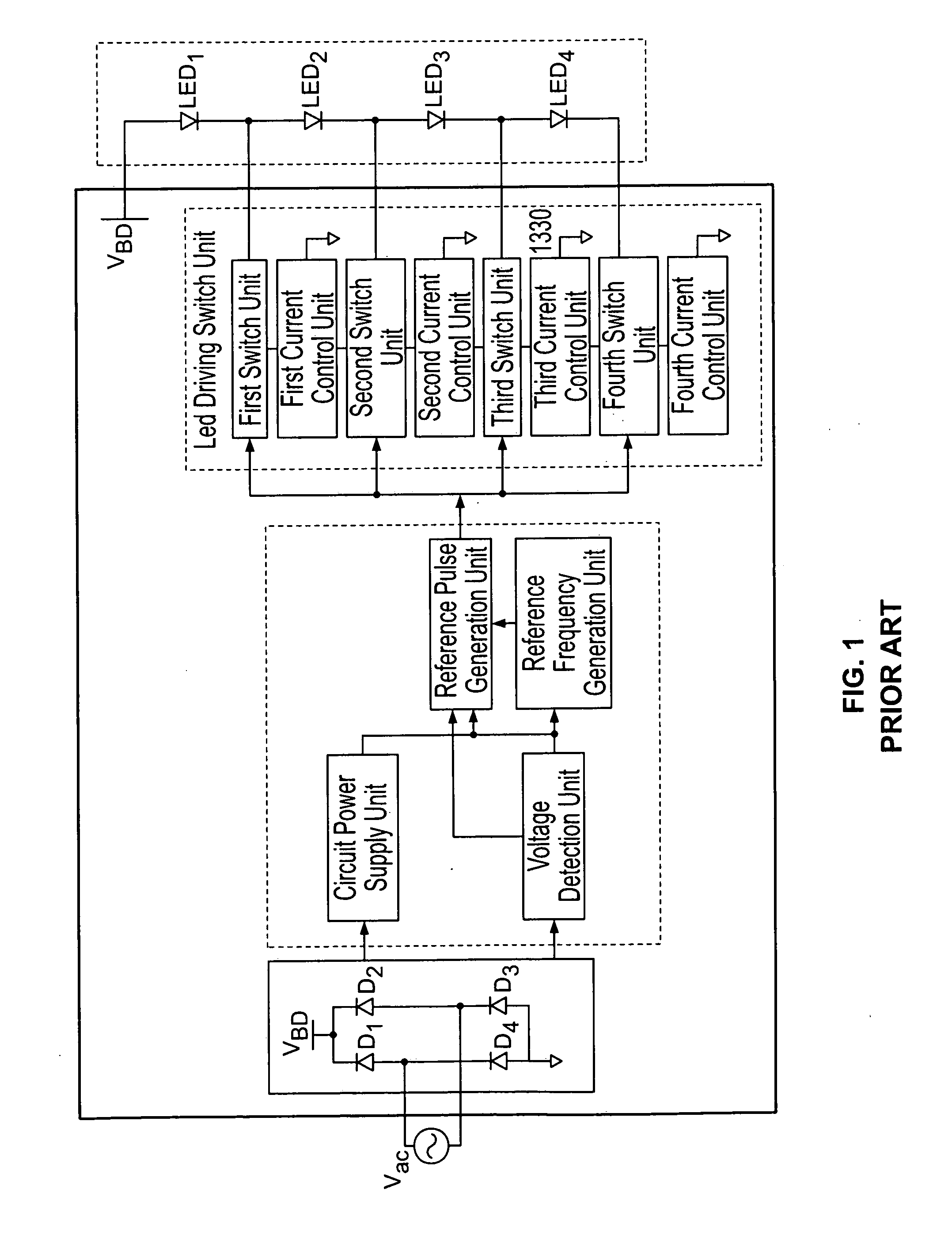 Ac LED light engine