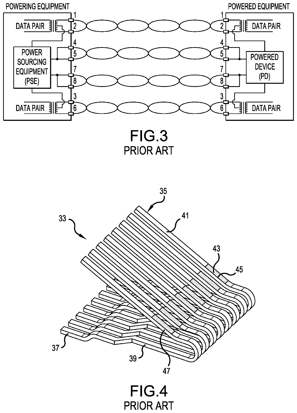 Anti-arc connector and pin array for a port