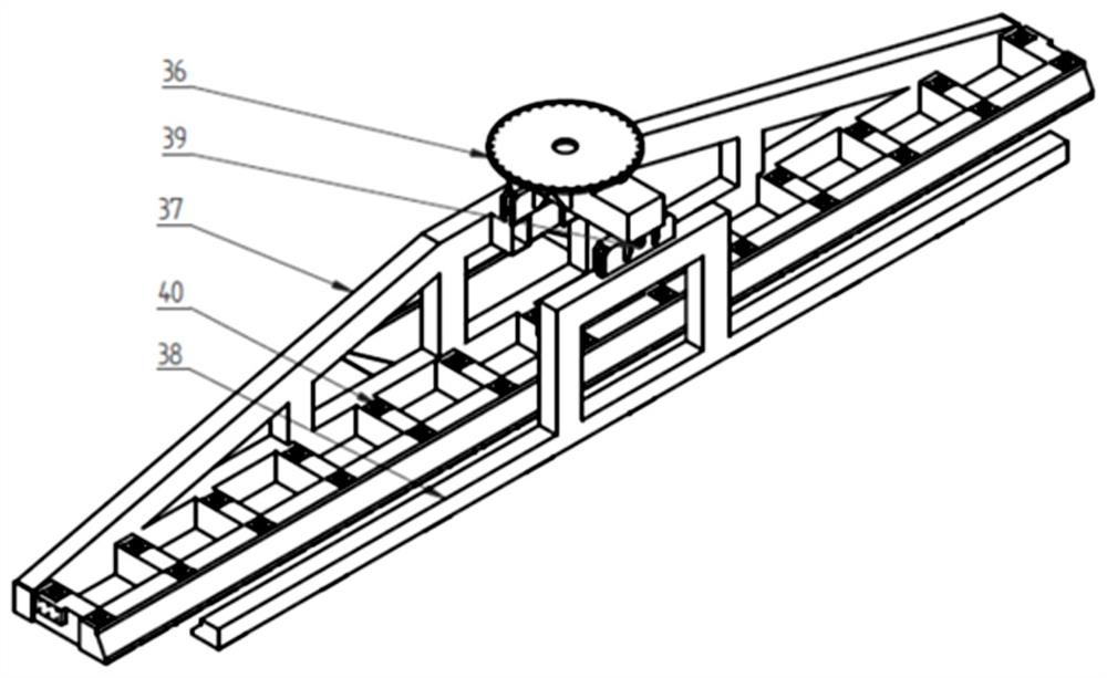 A workpiece positioning auxiliary device for thin plate splicing submerged arc welding machine