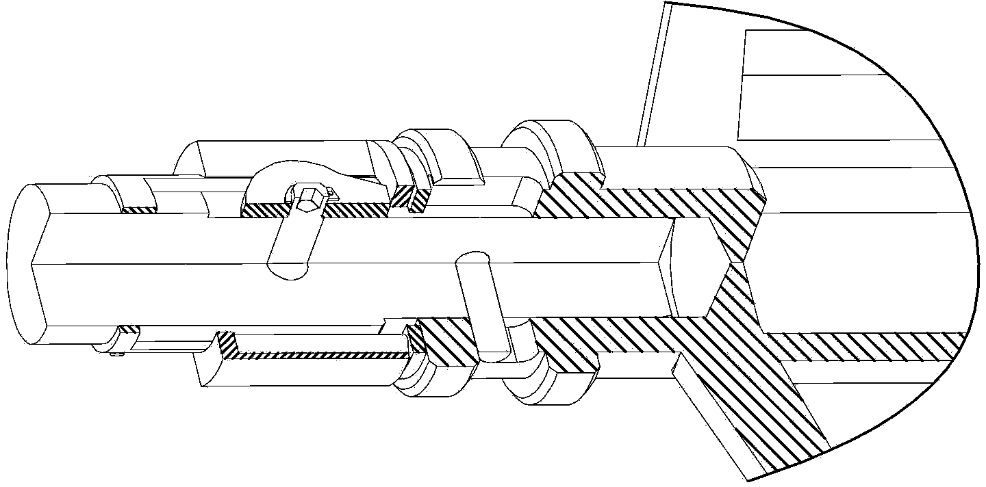 Rapid locking mechanism for stirring paddle