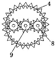 Jewelry display disc with rotating function