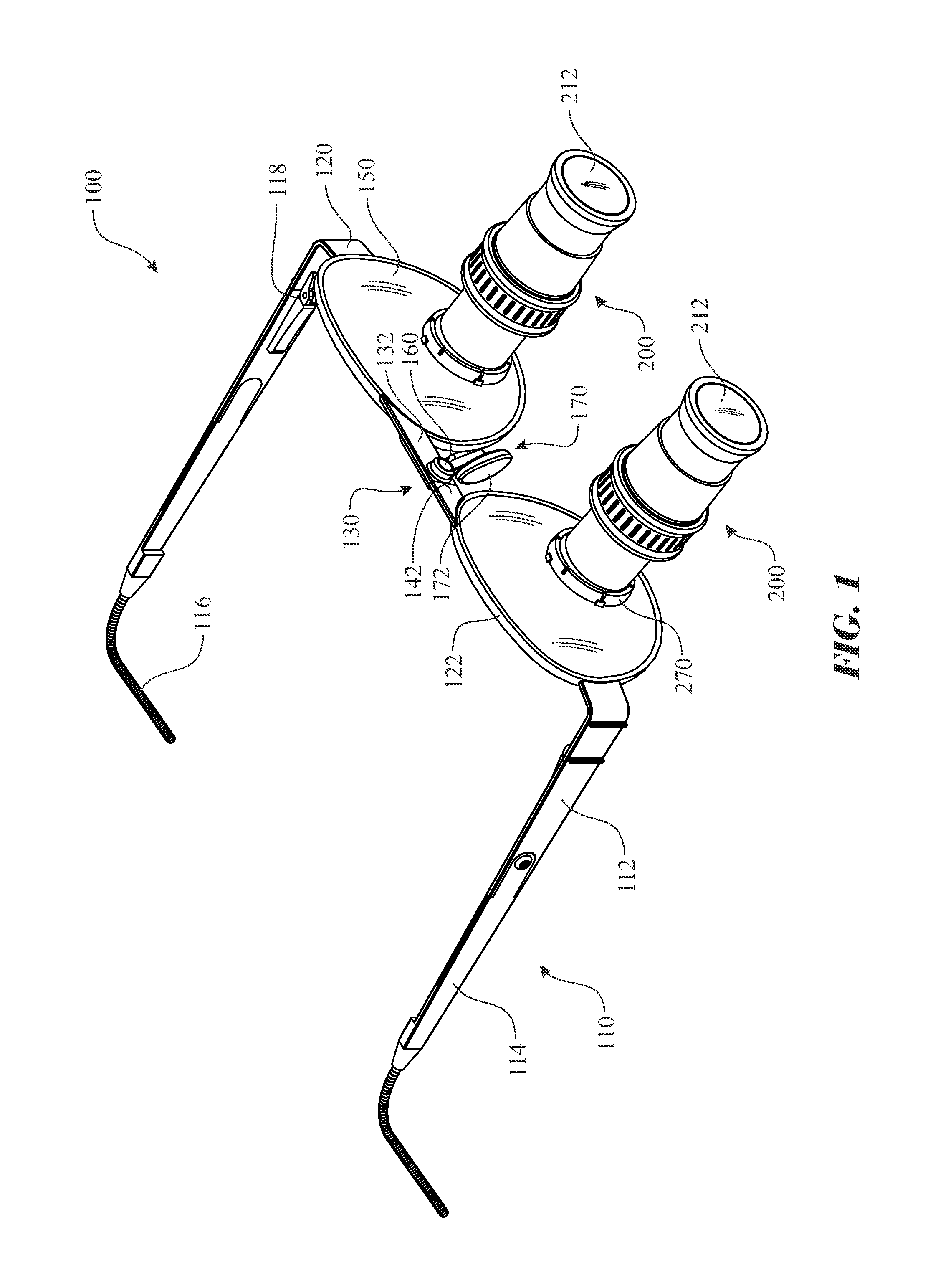 Adaptable loupe supporting eyewear