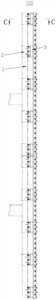 Coil collecting tray lifting device