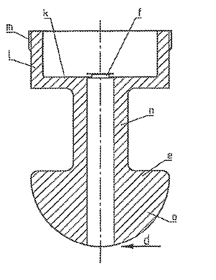 Load cell for sensing supporting forces in a support element