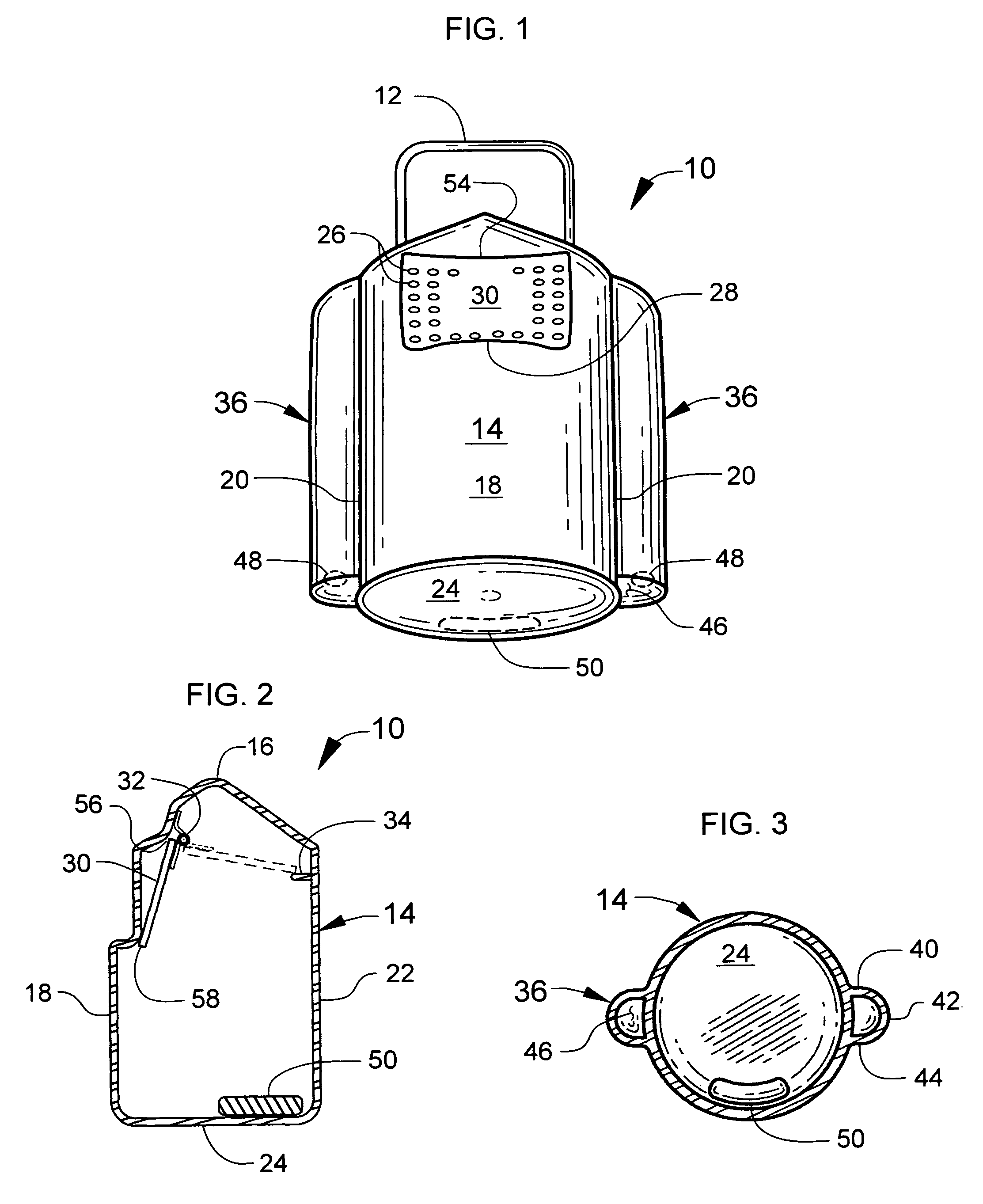 Floating or sinking live bait container