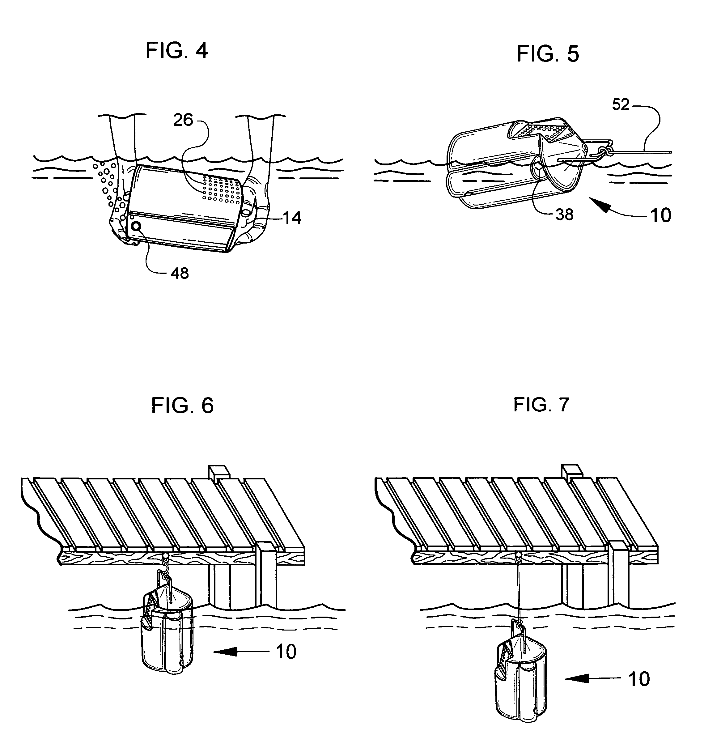 Floating or sinking live bait container