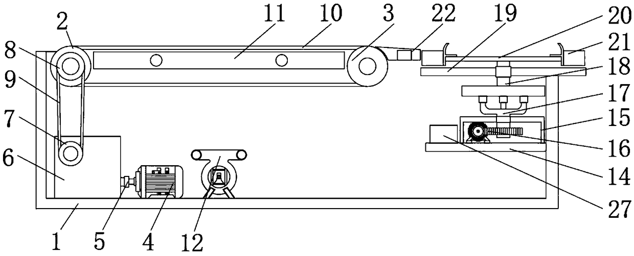 Automatic laminating device for biscuit packaging