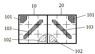 Organic light emitting diode display pixel array structure and display device