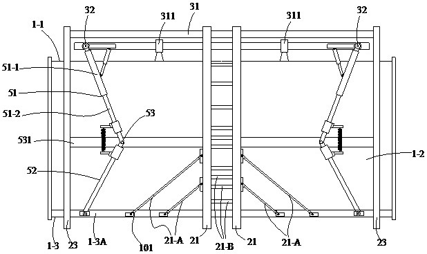 An elevator car for carrying cars