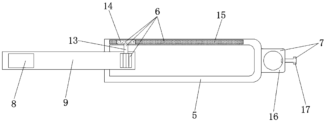 Fixing device for thoracoscope