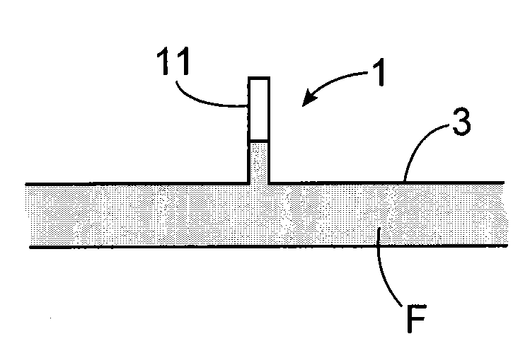 Device forming a manometer intended for measuring biphasic fluid pressure, associated method of manufacture and fluidic network