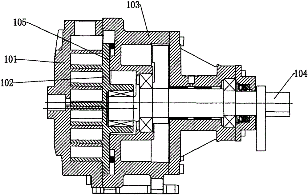 Oil-injected horizontal scroll air compressor