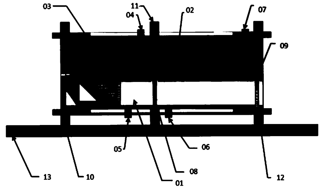 Multi-chamber serial connection gas sample cell with built-in reflecting mirror