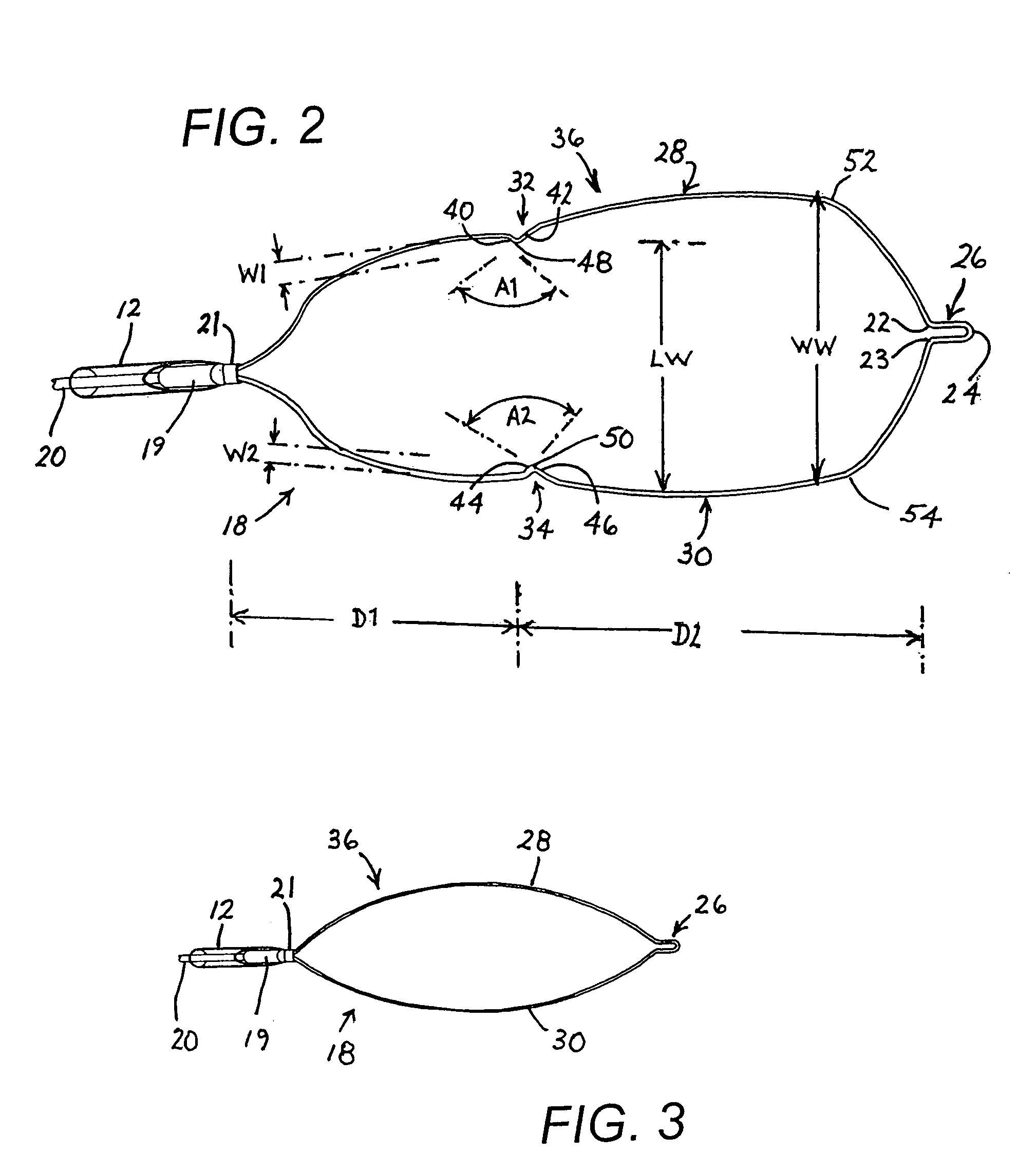 Medical snare loop with indentations for changing effective size of loop and associated method