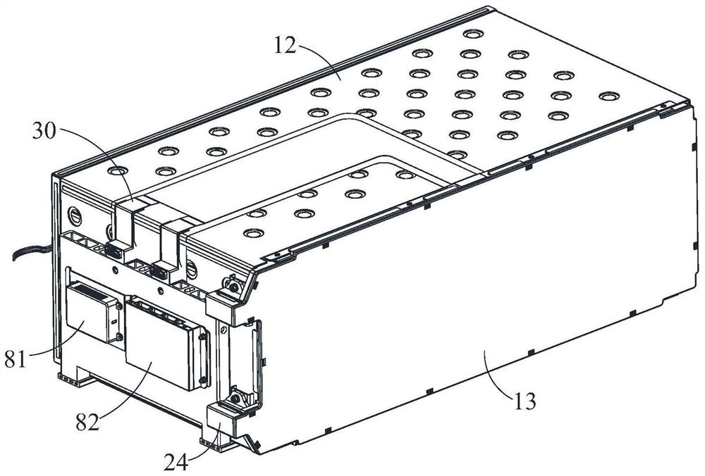 Large soft package battery module, assembly method, power battery and electric vehicle