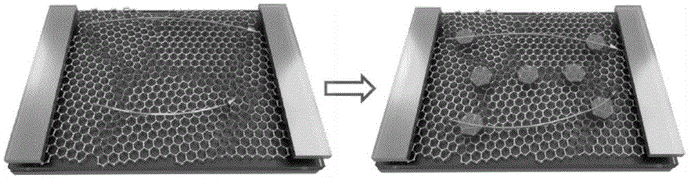 Topological insulator/graphene compound flexible transparent conductive thin film and preparation method and application thereof