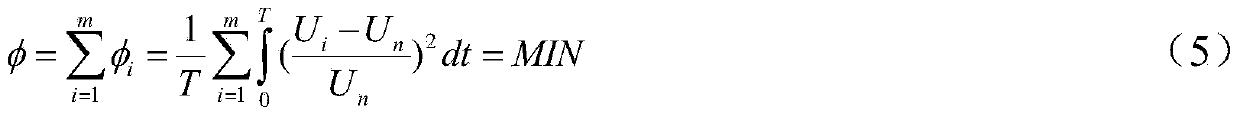 Series-connected capacitor compensation device and method used for power distribution network