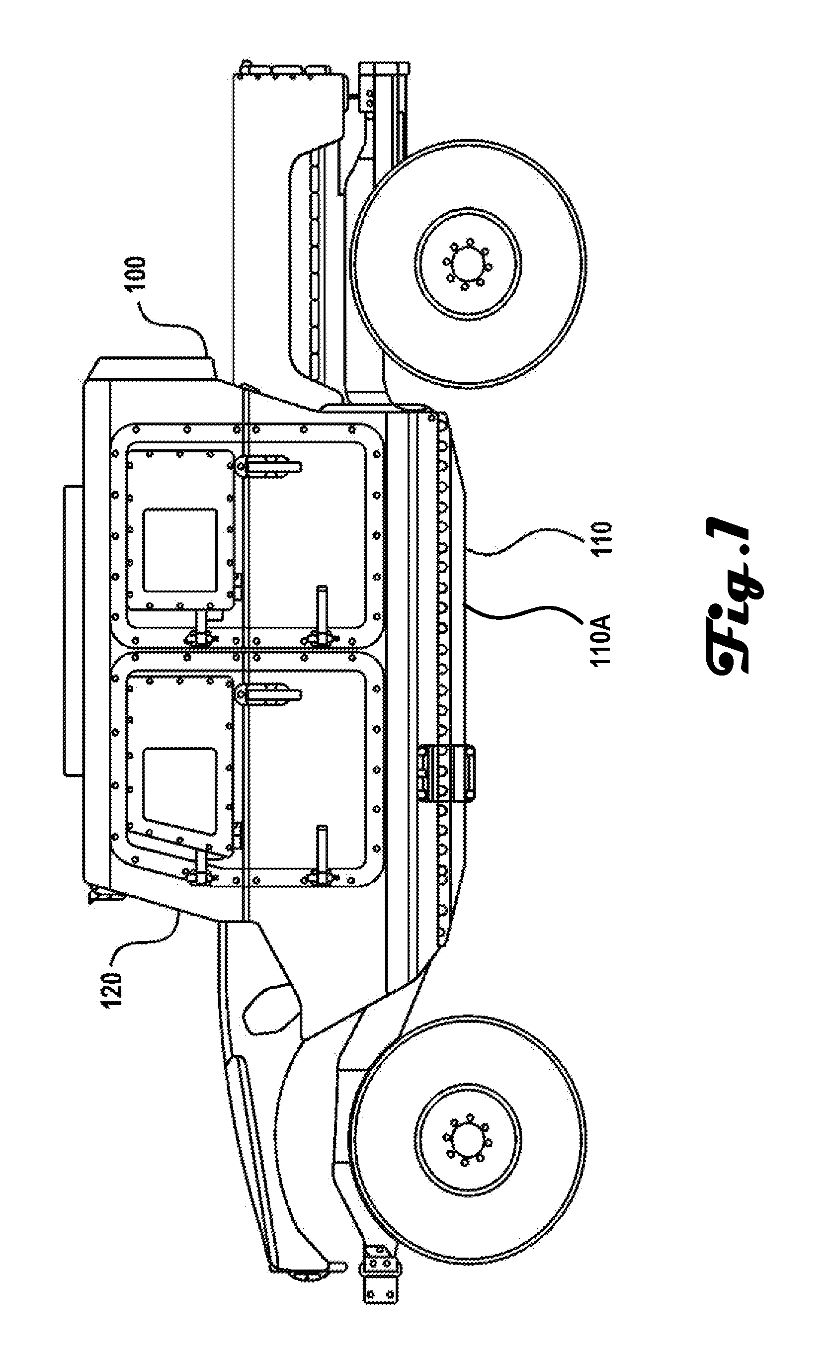 Moving sacrificial vehicle hull