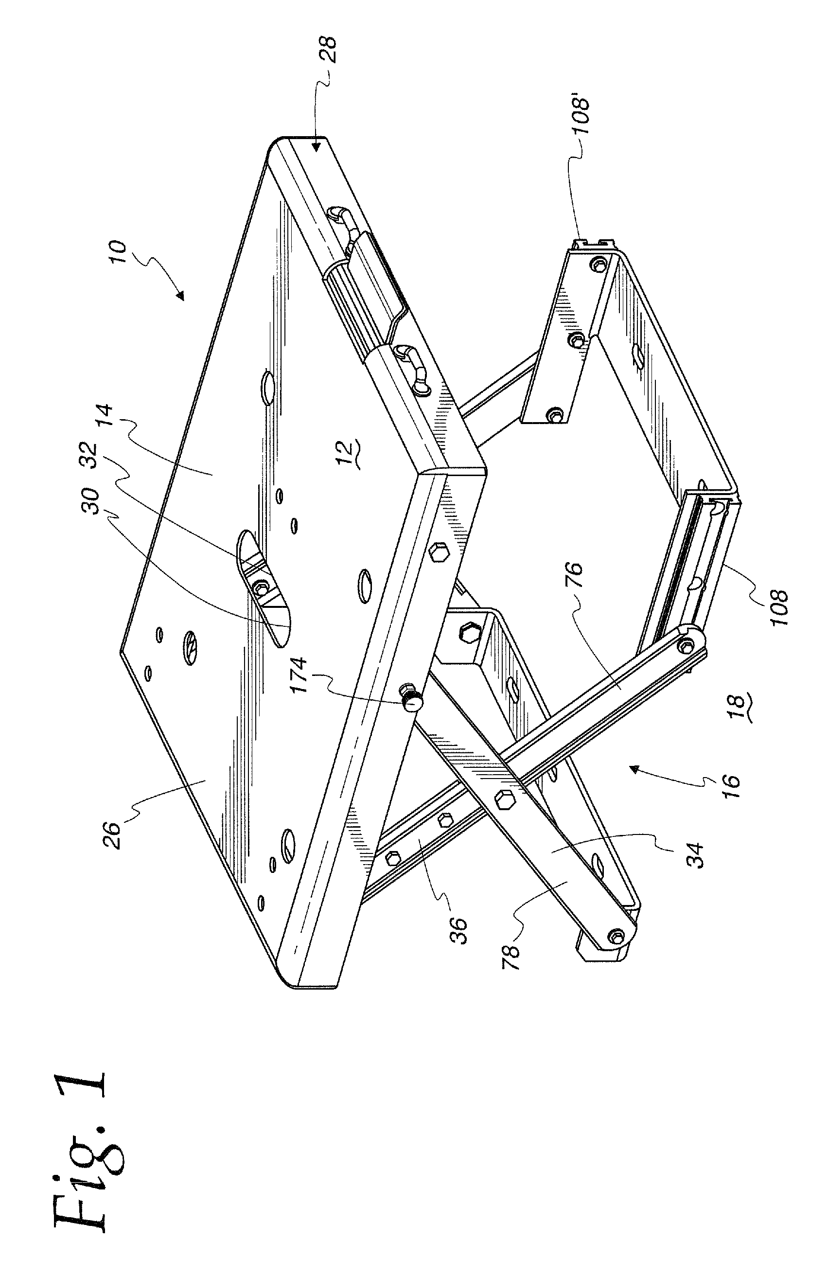 Variable height support