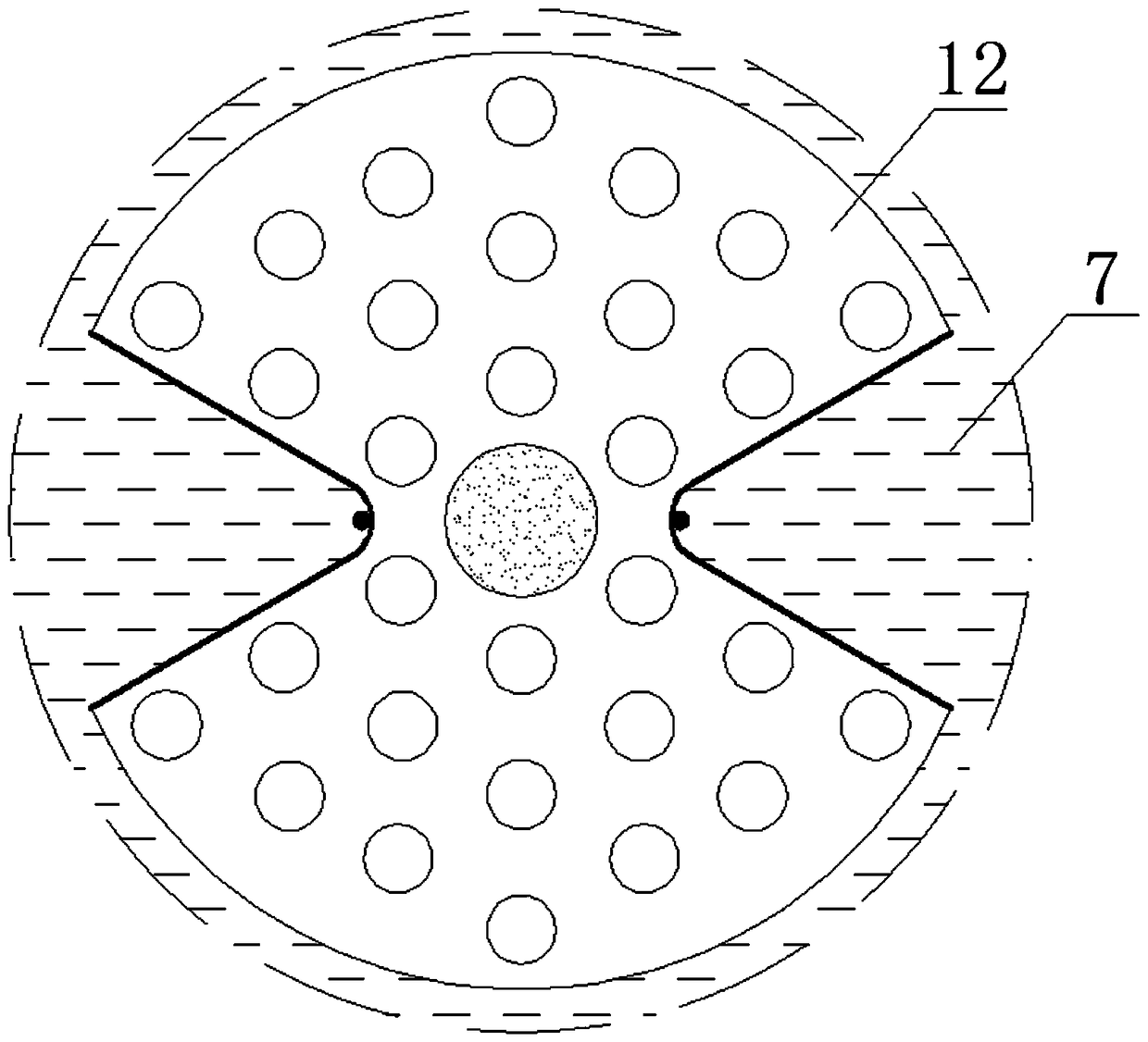 Multifunctional sensor with microstructure fiber surface plasma resonance and preparation method thereof