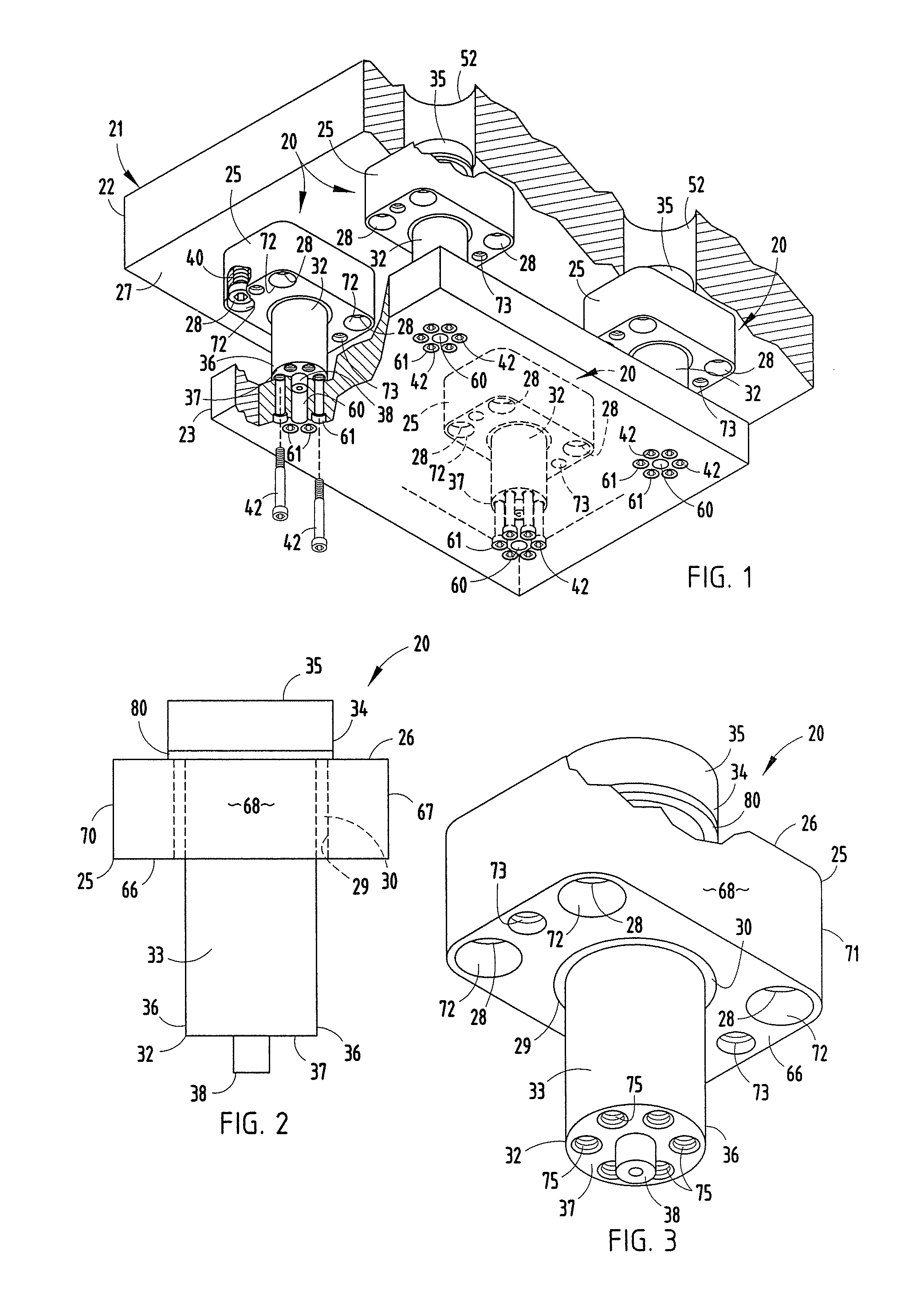 Guided keeper assembly and method for metal forming dies