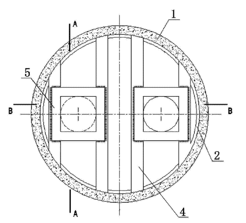 Fixing force transfer bracket for thermodynamic pipe in thermodynamic shield tunnel